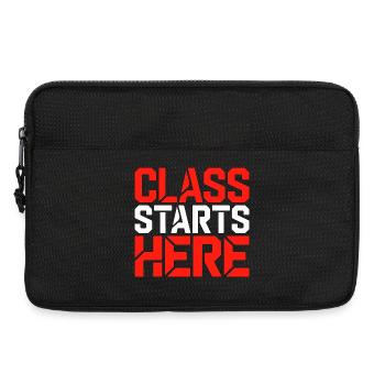 Homeroom Teacher Class Starts Here Loves Education - Laptop bag 13" - black - Front