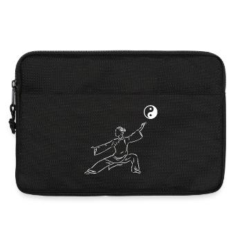 Tai Chi Moves Meditation Art - Laptop bag 13" - black - Front
