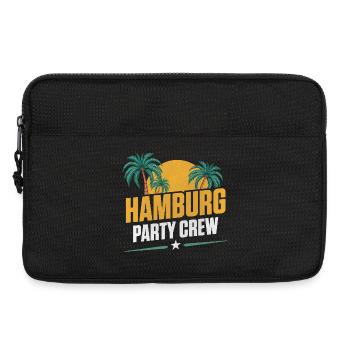 Hamburg Party Crew - Laptoptasche 13" - Schwarz - Vorne