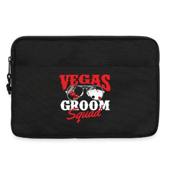 Vegas Bräutigam-Trupp Junggesellenabschied Junggesellenabschied - Laptoptasche 13" - Schwarz - Vorne