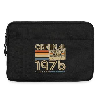 1976 Jahrgang Geburtstag Vintage Retro Geschenk - Laptoptasche 13" - Schwarz - Vorne