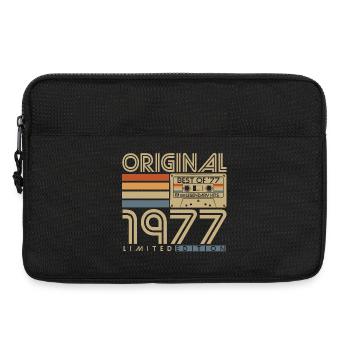 1977 Vintage Vintage Retro Birthday Gift - Laptop bag 13" - black - Front