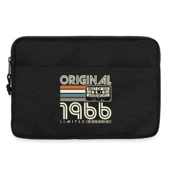 1966 Vintage Anniversaire Vintage Rétro Cadeau - Sacoche pour ordinateur portable 13 pouces - noir - Devant