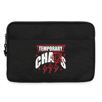Punk For A Day Temporary Chaos - Laptop bag 13" - black - Front