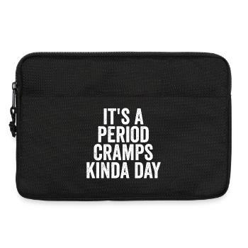 "I love period cramps," no one has ever said - Laptop bag 13" - black - Front