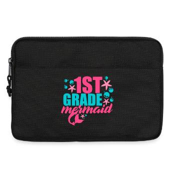 1st Grade Mermaid Back to School - Laptop bag 13" - black - Front