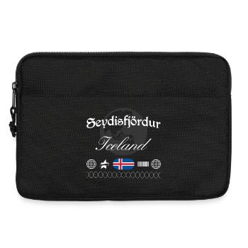 Seyðisfjörður Island Streetwear Reise Souvenir - Laptoptasche 13" - Schwarz - Vorne