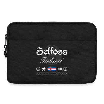 Selfoss Island Streetwear Reise Souvenir - Laptoptasche 13" - Schwarz - Vorne