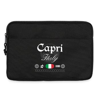 Souvenir de voyage streetwear Capri Italie - Sacoche pour ordinateur portable 13 pouces - noir - Devant