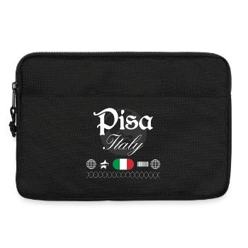 Souvenir de voyage Pisa Italy Streetwear - Sacoche pour ordinateur portable 13 pouces - noir - Devant