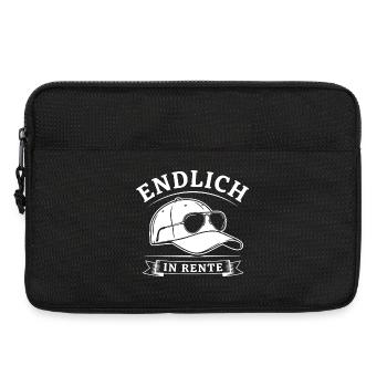 Rentner Legende - Laptoptasche 13" - Schwarz - Vorne