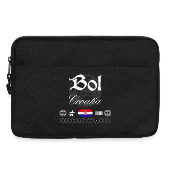 Bol Kroatien Streetwear Reise Souvenir - Laptoptasche 13" - Schwarz - Vorne