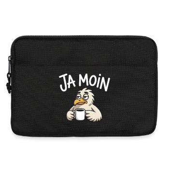 Ja Moin Norddeutschland Hamburg Gamer Meme Moin - Laptoptasche 13" - Schwarz - Vorne
