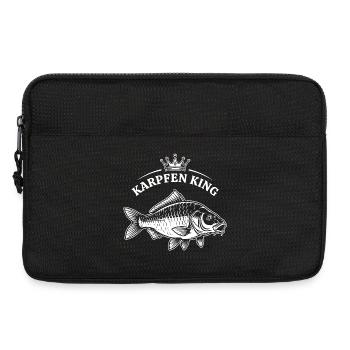 Karpfen König - Laptoptasche 13" - Schwarz - Vorne