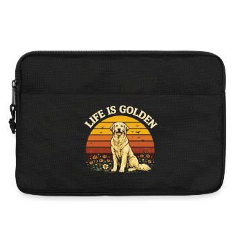 Barbecue Weekend Weather | Retro Grill Humor - Laptop bag 13" - black - Front