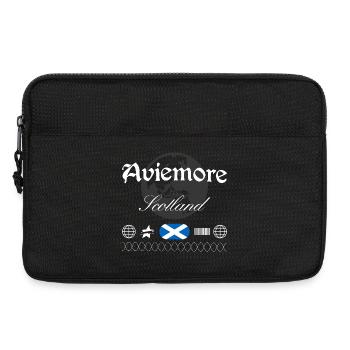 Souvenir de voyage Aviemore Scotland Streetwear - Sacoche pour ordinateur portable 13 pouces - noir - Devant