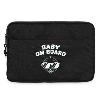 Baby On Board Retro Sunglasses - Laptoptasche 13" - Schwarz - Vorne