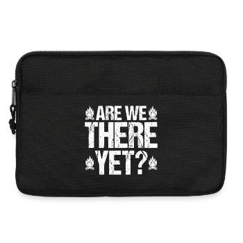 Camping Bonfire Camp Life Forest Camper - Laptop bag 13" - black - Front
