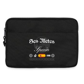 Ses Illetes Spanien Streetwear Reise Souvenir - Laptoptasche 13" - Schwarz - Vorne