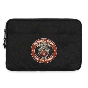 Heart Surgery Humor Heart Motorcycle Gift - Laptop bag 13" - black - Front