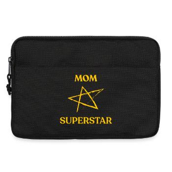 Mom SUPERSTAR - Laptop bag 13" - black - Front