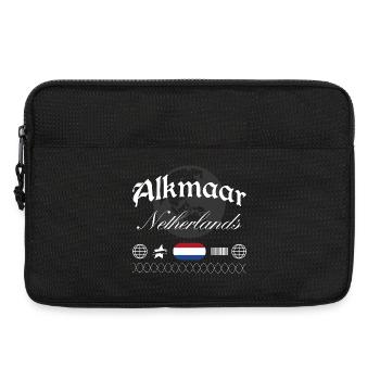 Souvenir de voyage streetwear Alkmaar Pays-Bas - Sacoche pour ordinateur portable 13 pouces - noir - Devant