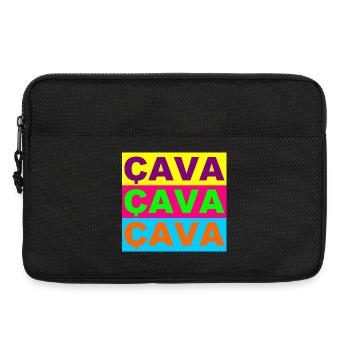 Cava Pop Triptyque - Sacoche pour ordinateur portable 13 pouces - noir - Devant
