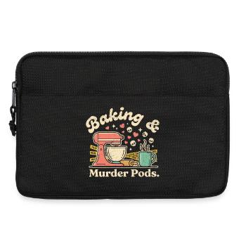 Pâtisserie et meurtre - Sacoche pour ordinateur portable 13 pouces - noir - Devant