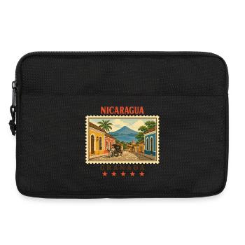 Nicaragua Granada Vintage Reisemarke - Laptoptasche 13" - Schwarz - Vorne