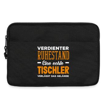 Tischler Legende Ruhestand - Laptoptasche 13" - Schwarz - Vorne