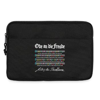 Ode to Joy - Laptop bag 13" - black - Front