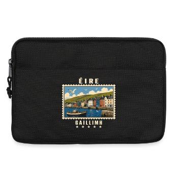 Irland Galway Vintage Reisemarke - Laptoptasche 13" - Schwarz - Vorne