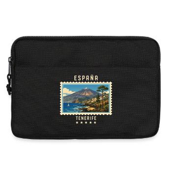 Spanien Teneriffa Vintage Reisemarke - Laptoptasche 13" - Schwarz - Vorne