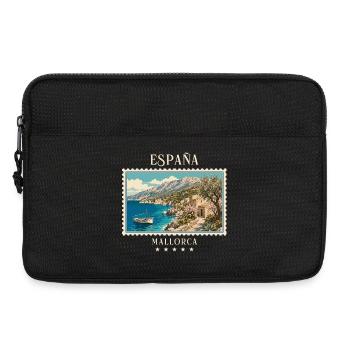 Spanien Mallorca Vintage Reisemarke - Laptoptasche 13" - Schwarz - Vorne