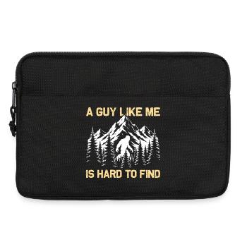 A guy like me is hard to find Wandern Bergsteigen - Laptoptasche 13" - Schwarz - Vorne