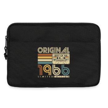 1966 Geburtstag Retro Jahrgang Vintage Geschenk - Laptoptasche 13" - Schwarz - Vorne