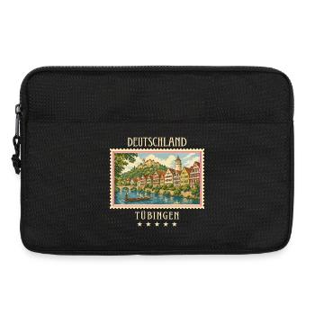 Deutschland Tübingen Vintage Reisemarke - Laptoptasche 13" - Schwarz - Vorne