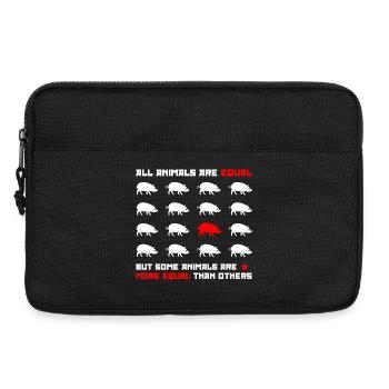 Tous les animaux sont égaux 2 - Sacoche pour ordinateur portable 13 pouces - noir - Devant