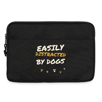 Easily Distracted By Dogs - Laptoptasche 13" - Schwarz - Vorne