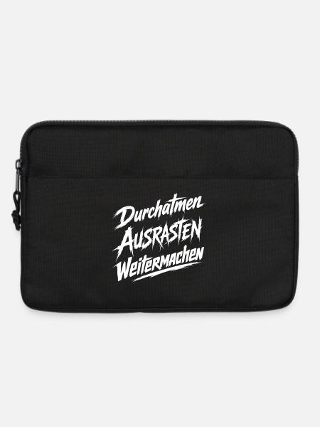 Weitermachen Humor - Laptoptasche 13" - Schwarz
