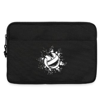 Icône de volleyball Logo Symbole Illustration Explosion - Sacoche pour ordinateur portable 13 pouces - noir - Devant