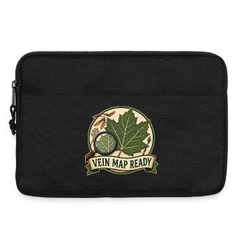 VEIN MAP READY - Laptop bag 13" - black - Front