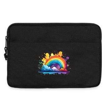 Votre arc-en-ciel - Sacoche pour ordinateur portable 13 pouces - noir - Devant