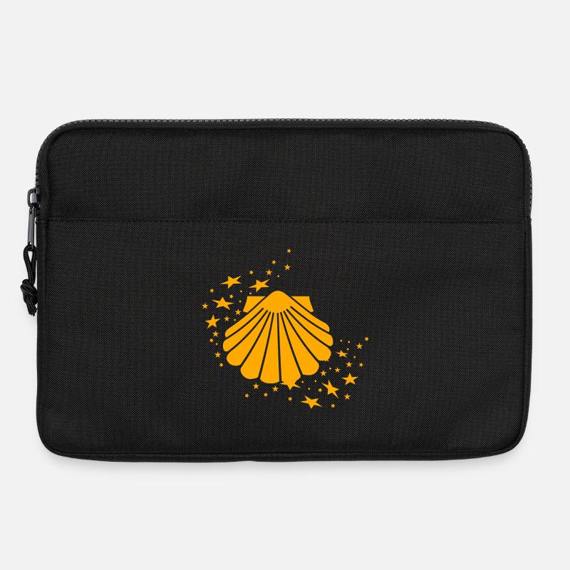 Jakobsweg -Jakobsmuschel - Laptoptasche 13" - Schwarz
