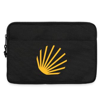 Muschel Symbol - Laptoptasche 13" - Schwarz - Vorne