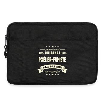 Poêlier-fumiste Original - Sacoche pour ordinateur portable 13 pouces - noir - Devant