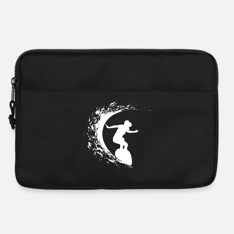 Surfen - Laptoptasche 13" - Schwarz