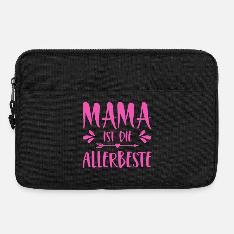 Mama ist die Allerbeste - Laptoptasche 13" - Schwarz