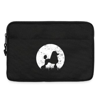Chien Pudel - Sacoche pour ordinateur portable 13 pouces - noir - Devant