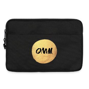 Yoga Kreis Gold om Meditation Indien Sonne Relaxen - Laptoptasche 13" - Schwarz - Vorne